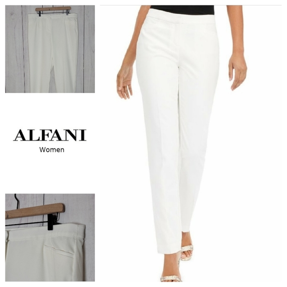 alfani straight leg pants